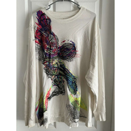 Nike Air Jordan 23 Engineered '85 Long Sleeve Dunk Contest White T-Shirt Sz XL