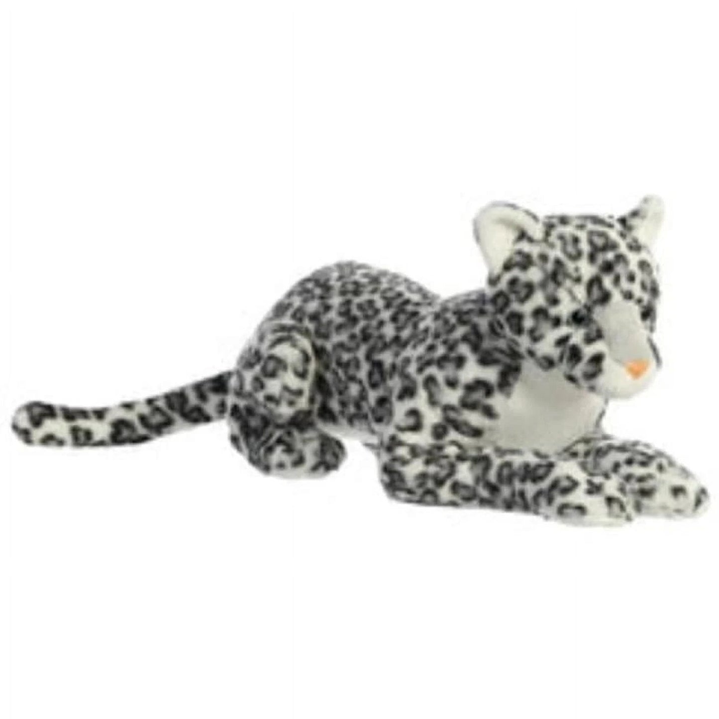 Aurora Super Flopsie Jumbo Snow Leopard 28" & Her Cub 12" Stuffed Animal Plush