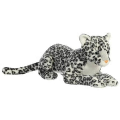 Aurora Super Flopsie Jumbo Snow Leopard 28" & Her Cub 12" Stuffed Animal Plush