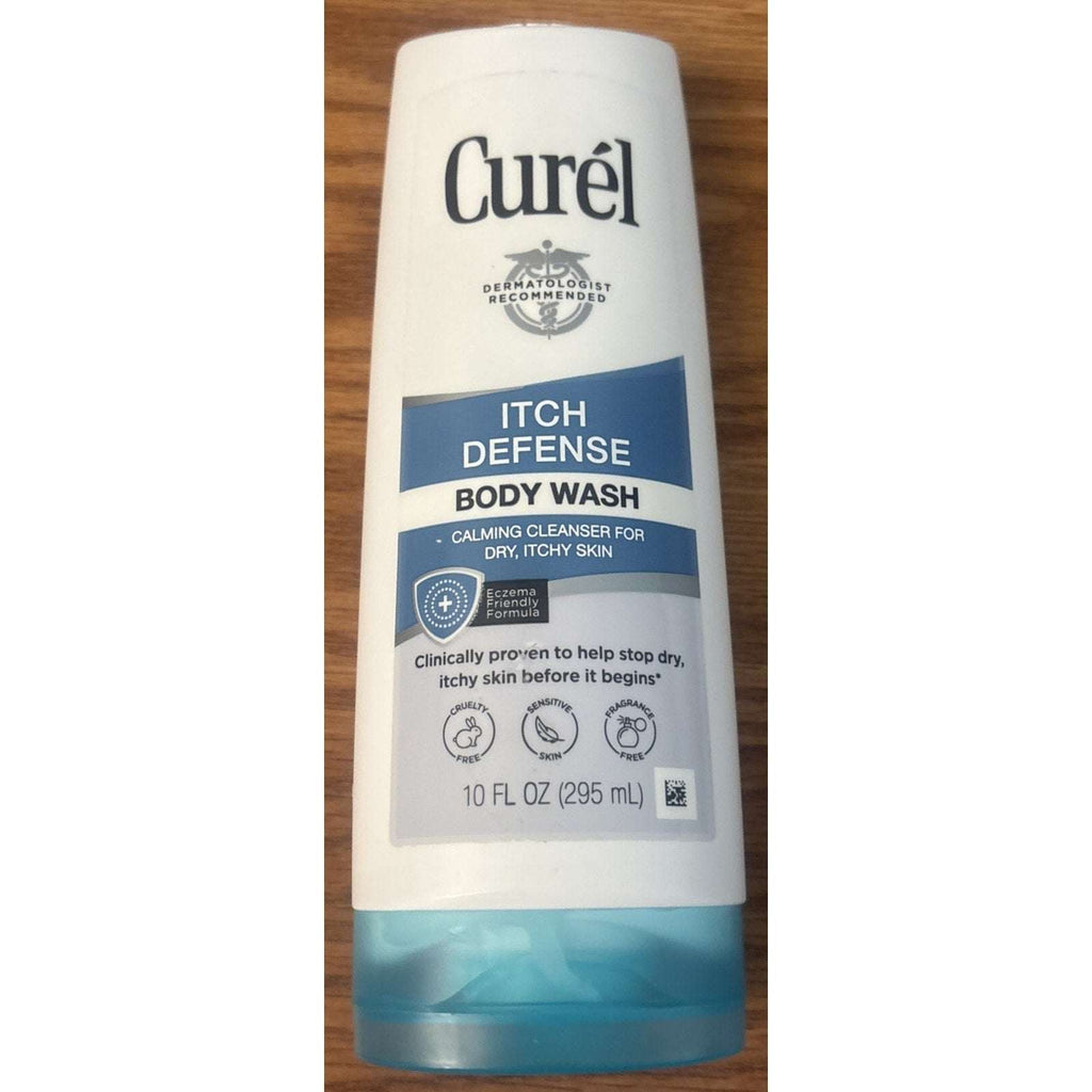 Curel Itch Defense Daily Calming Body Wash Soap-Free for Dry, Itchy Skin 10floz