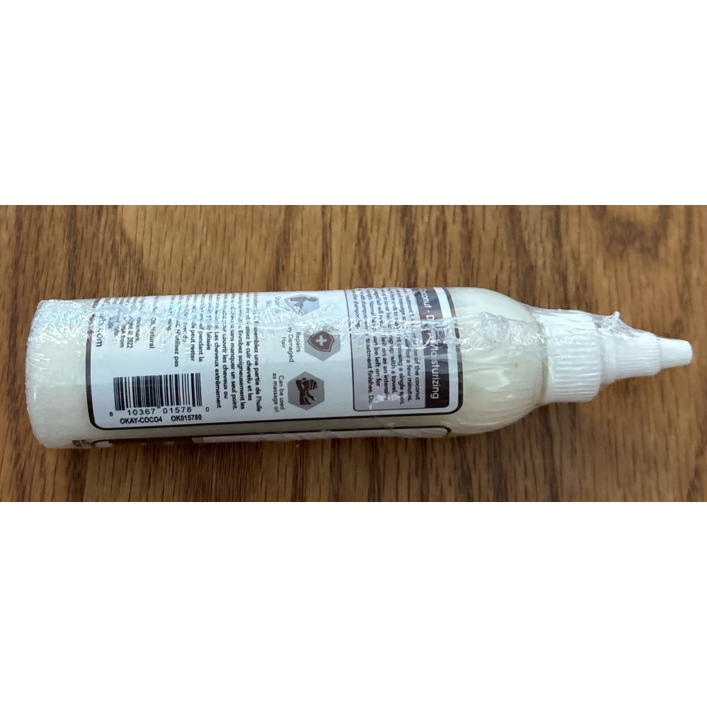 OKAY Pure Naturals 100% Coconut Oil For Hair & Skin w/ Tip Cap Bottle 2-Pack
