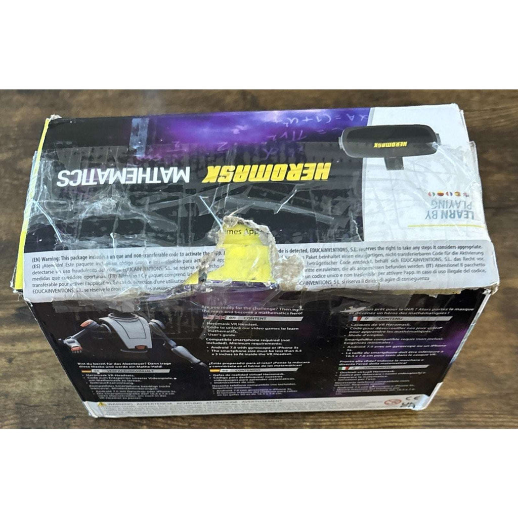 HEROMASK VR Headset Math Mathematics Educational Games for 5+ years