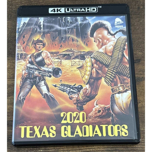 2020 Texas Gladiators 4K UHD Blu-ray 2 Disc Set Severin Cult Film