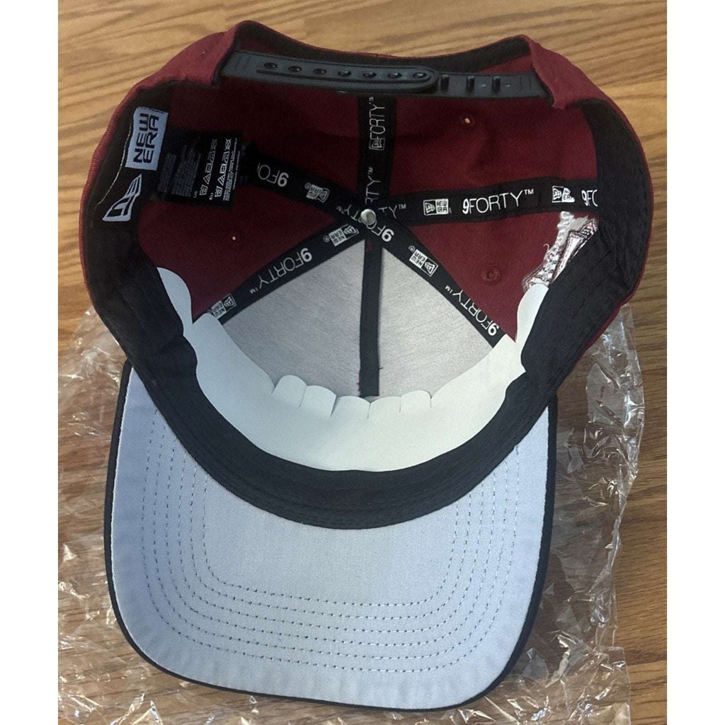 New Era 9FORTY New York Yankees 75th Anniv. A-Frame Snapback Hat Cap Red & Black