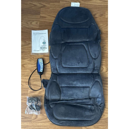 Snailax Massage Seat Cushion Back Massager w/ Heat, 6 Vibration Massage , Timer,