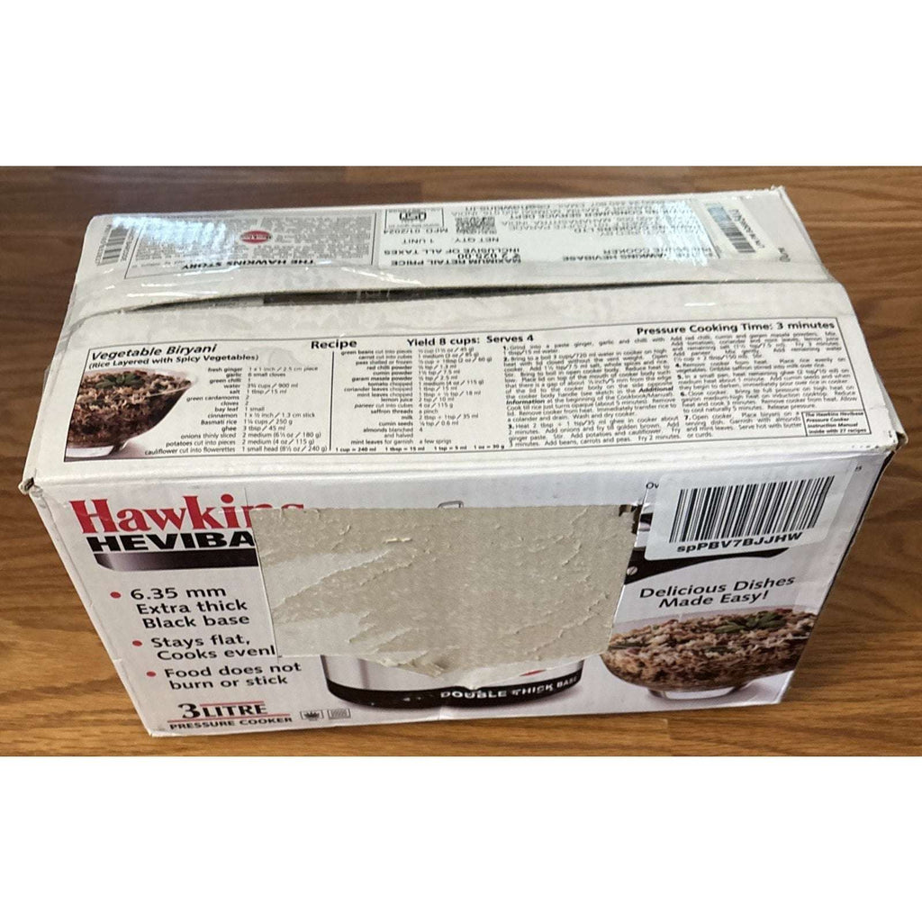 Hawkins HEVIBASE Stainless Steel Tall Pressure Cooker 3 Litre Gas + Induction