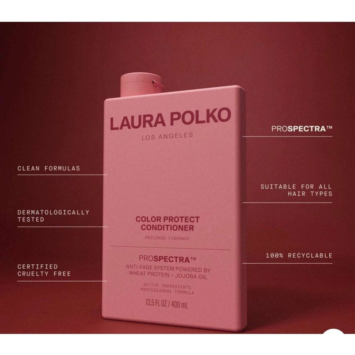 2PC Laura Polko ProSpectra Color Protect Conditioner JOJOBA Oil + Wheat Protein