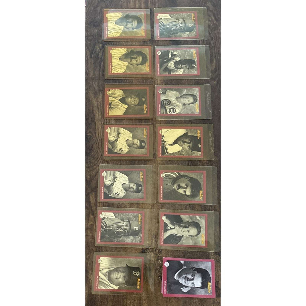 1991 LEAF STUDIO BASEBALL PARTIAL SET 90 Cards Mo Vaughn Ozzie Smith Will Clark+