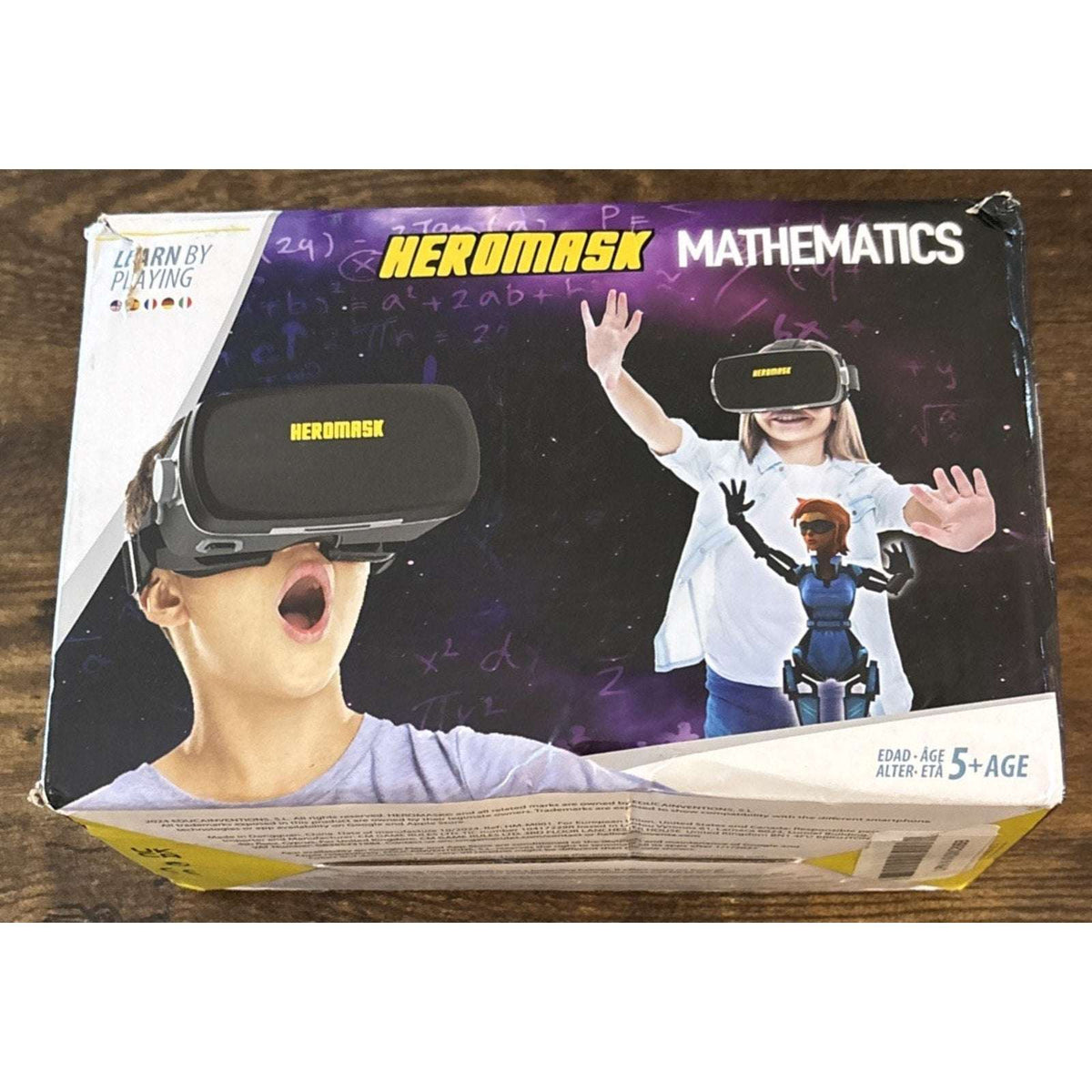 HEROMASK VR Headset Math Mathematics Educational Games for 5+ years
