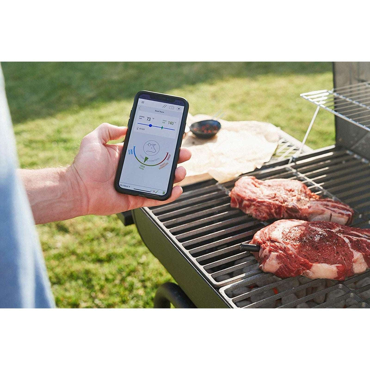 Mastrad Meat It Smart Wireless Bluetooth Meat Dual Probe BBQ Oven Grill Smoker
