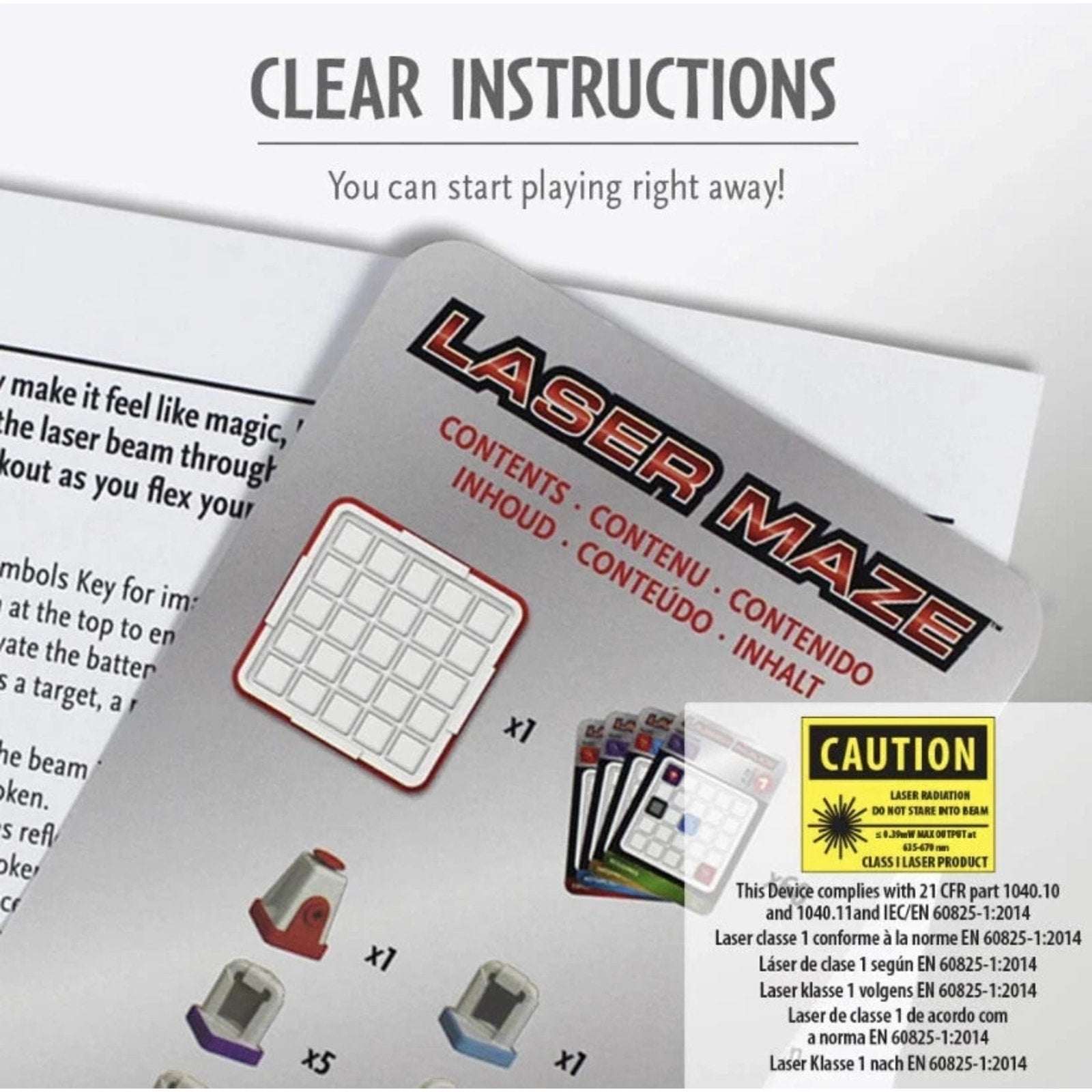 Think Fun Laser Maze Brain Game - STEM Award - Multi-Level Beginner to Expert