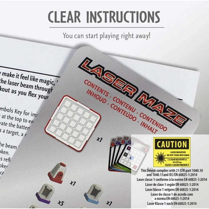 Think Fun Laser Maze Brain Game - STEM Award - Multi-Level Beginner to Expert