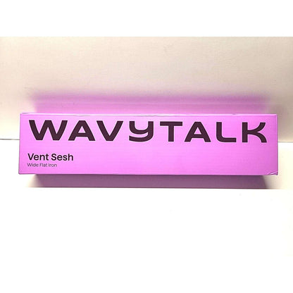 Wavytalk Vent Sesh 1.75" Wide Flat Iron Straightener (9 Temp) - K-139 PINK - NEW