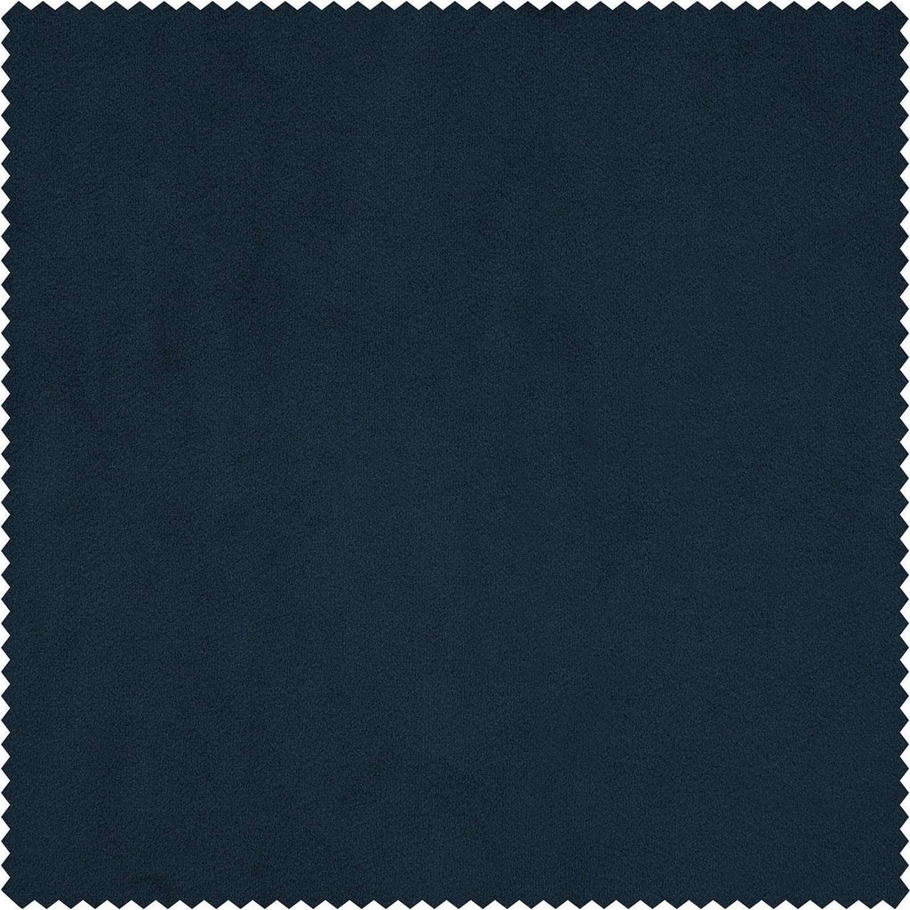 Blue Velvet Curtains 52" W x 84" L 2 Panels, Grommets, Blackout Room Darkening