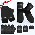 SuzziPad Chemo Cold Therapy Socks & Gloves Gel Ice Pack Set Arthritis Black S/M