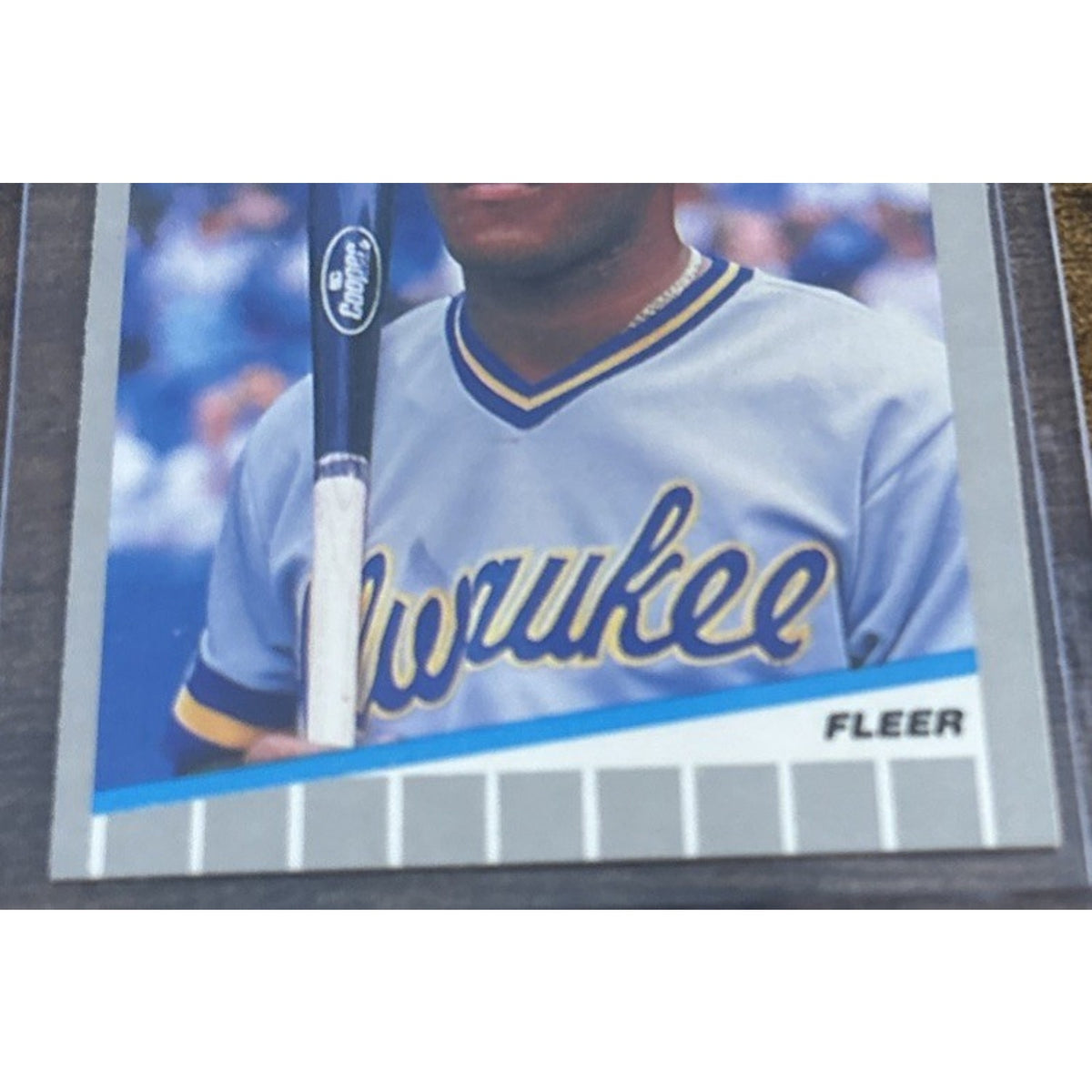 1989 FLEER #196 GARY SHEFFIELD - BREWERS - From Pack to Sleeve - MLB Baseball