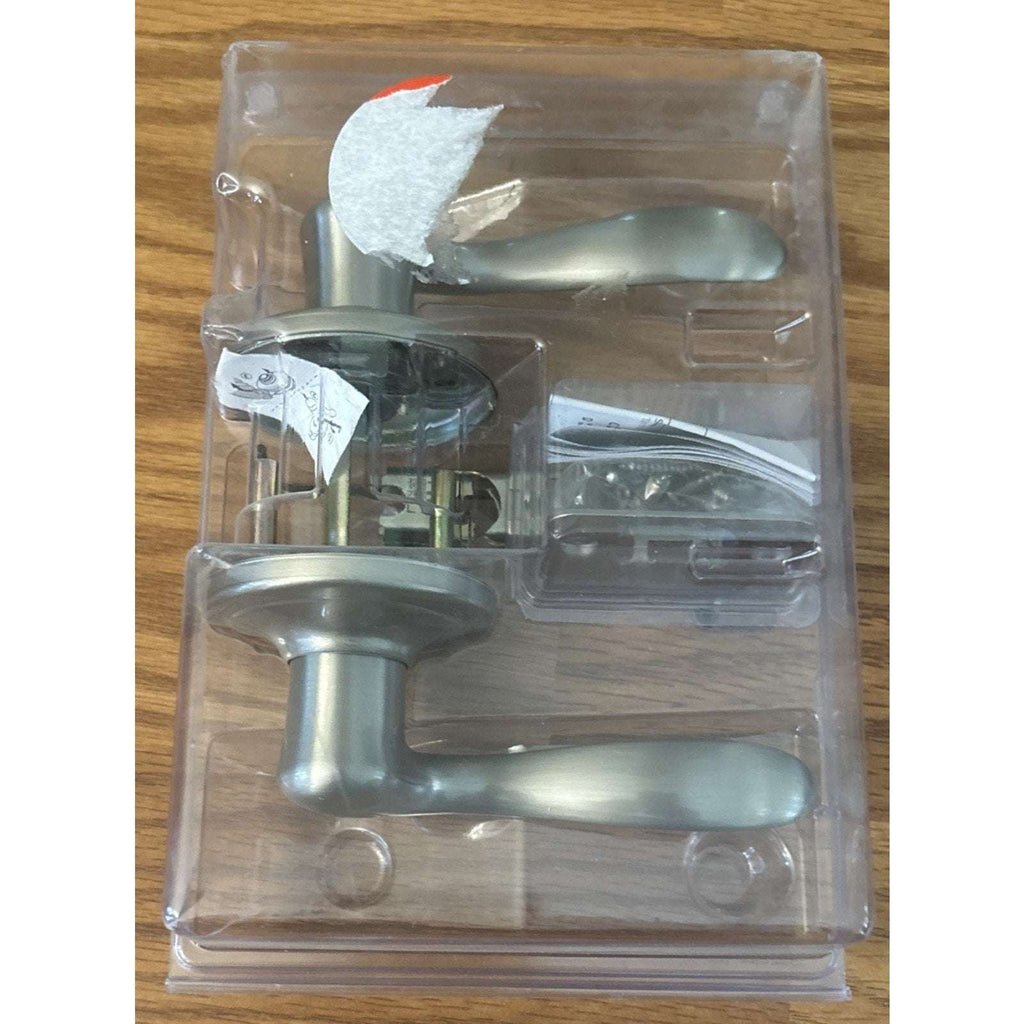 KWIKSET 97200-777 Hall/Closet Microban Tustin Passage Door Handle Satin Nickel