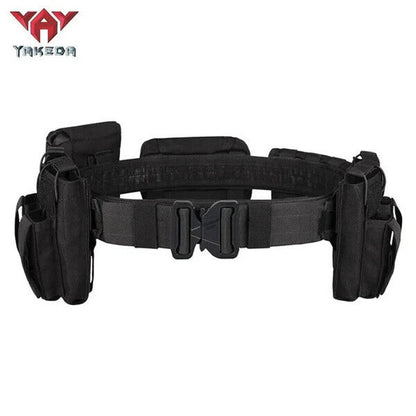 YAKEDA Tactical Duty 7in1 Battle Belt Law Enforcement Police Utility Adjustable