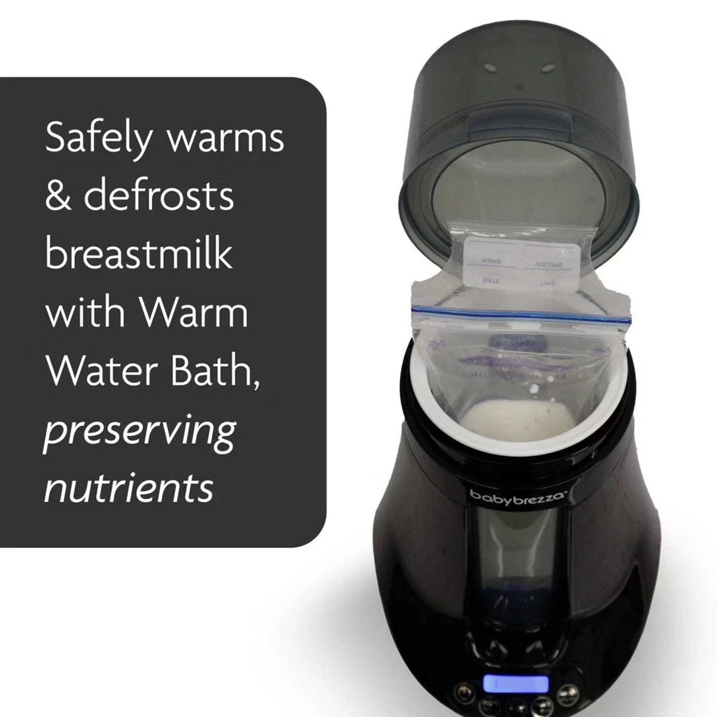 Baby Brezza Bottle/Formula & Breast Milk Warmer Electric Fast & Precise w Memory