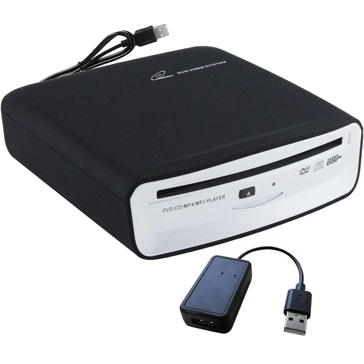 Portable External USB & Bluetooth Car DVD CD MP4 MP3 Player Plug & Play SX2800A