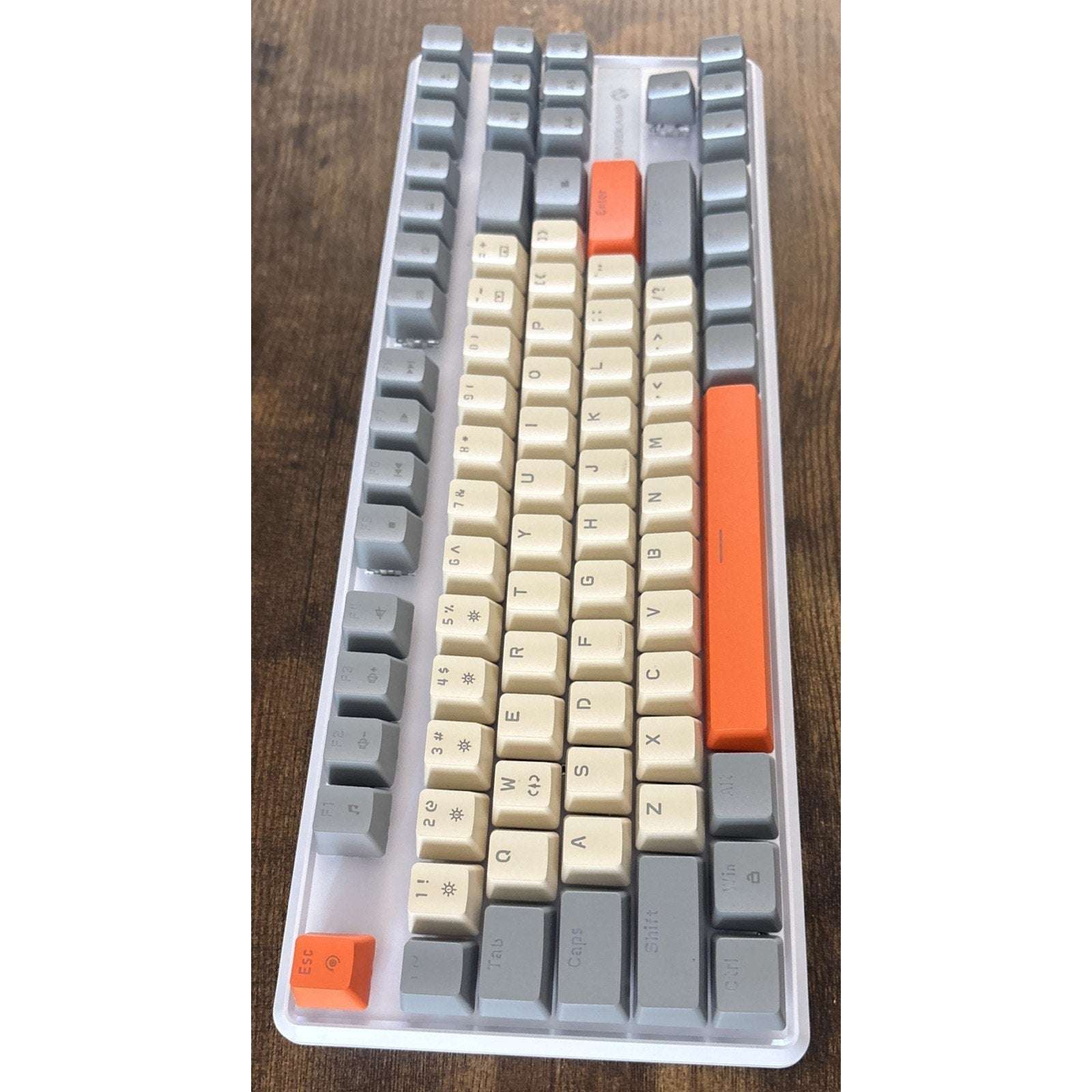 Retro EVO TKL 87 Mechanical Gaming Keyboard w Linear Switches Rainbow Lighting E