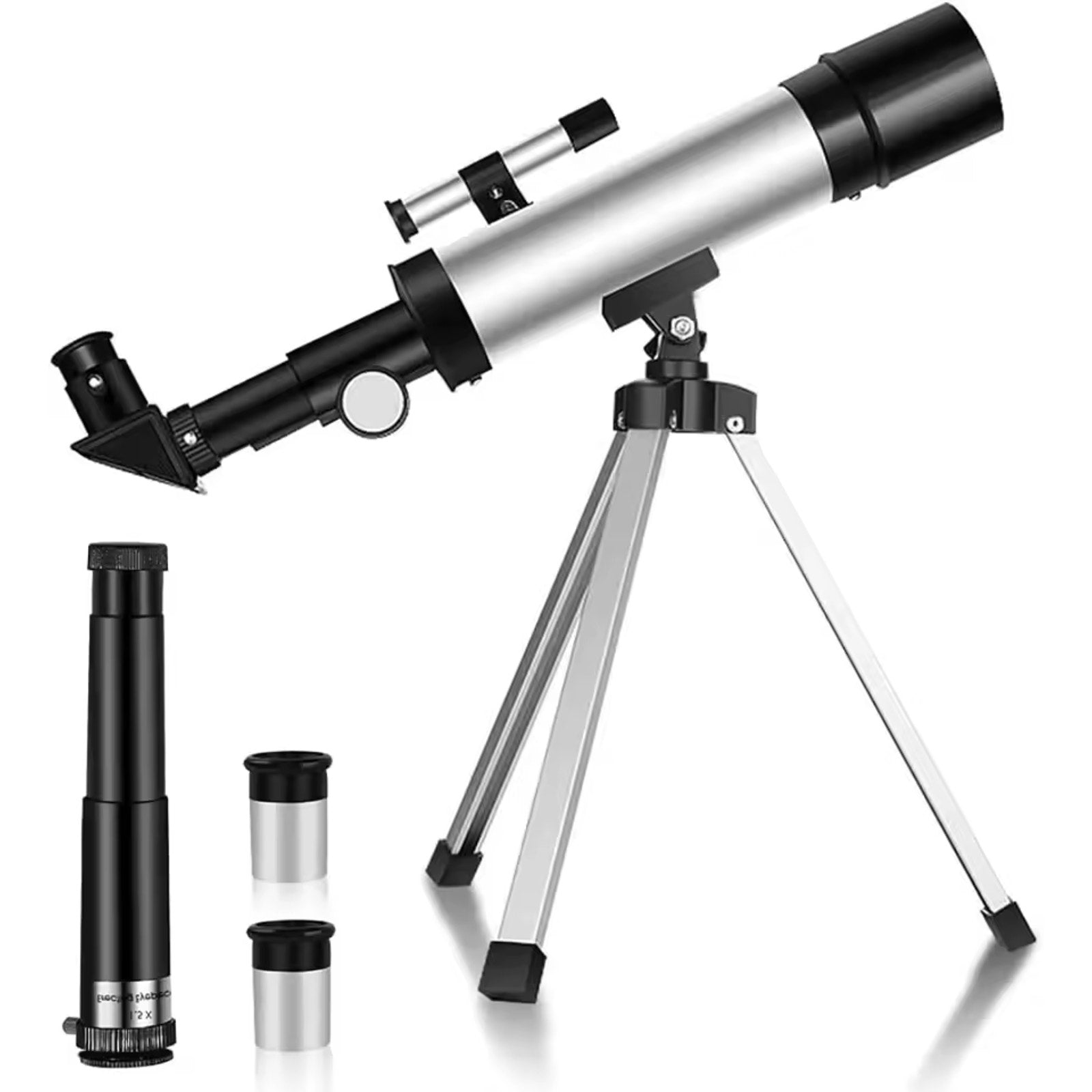 90X F36050 Astronomical Telescope w Portable Tripod, Lens, Filters & Eyepiece