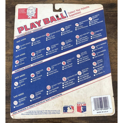 MLB Play Ball! Roger CLEMENS Bobby Bonilla Eric Davis Superstar Collector Plaque