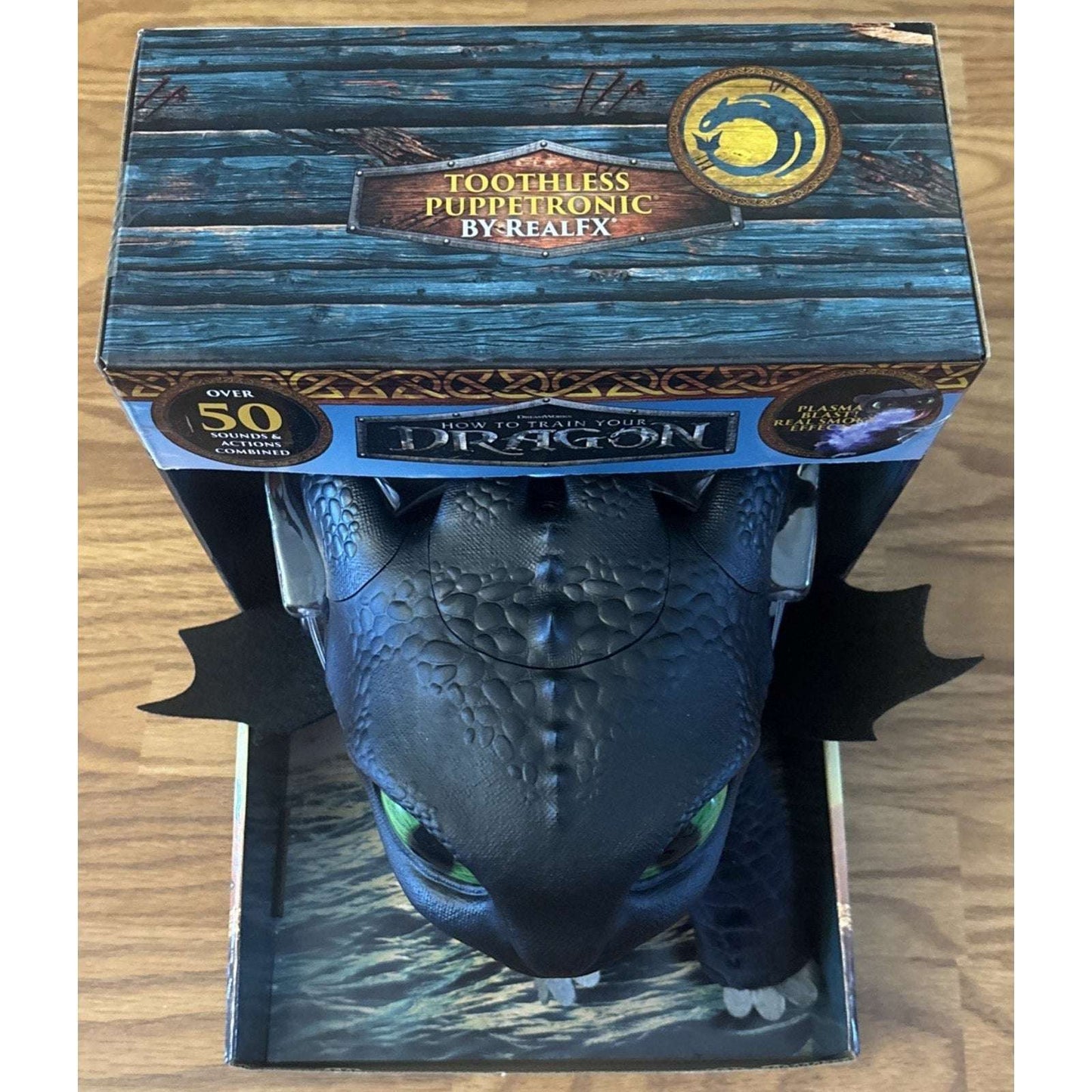 Toothless Puppetronic How To Train Your Dragon by RealFX w/50+ Sounds & Actions