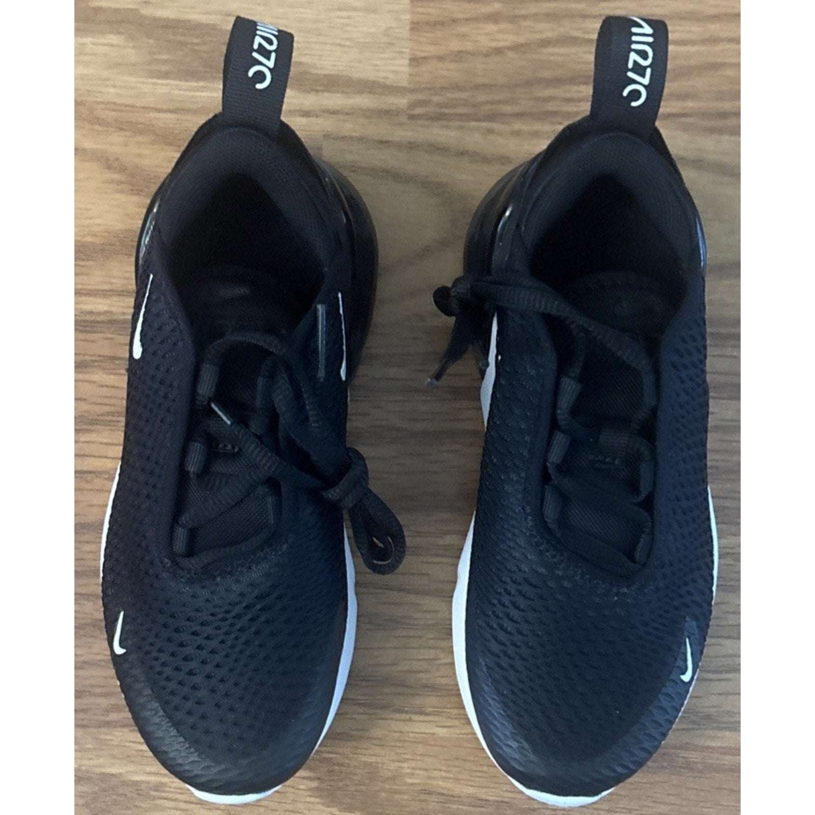 Kids Nike Air Max 270 (PS) Low Black White AO2372-001 Preschool Size 11c