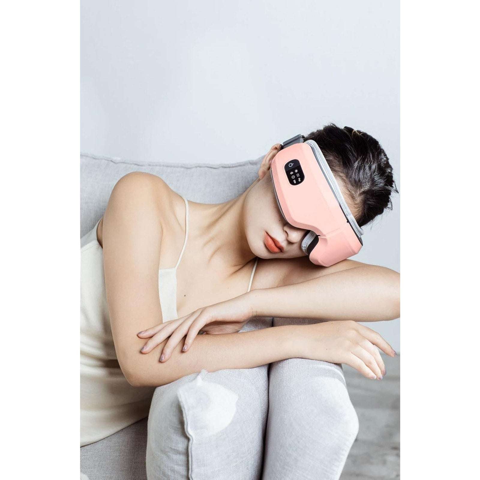 Smart Eye Massager Heated Hot Compress Pressure Vibration Bluetooth Music Player