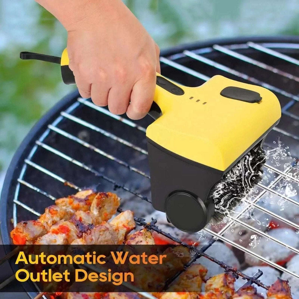 Rechargeable Electric Grill Brush Scrubber Cordless Sprayer 360° Rotary Cleaner