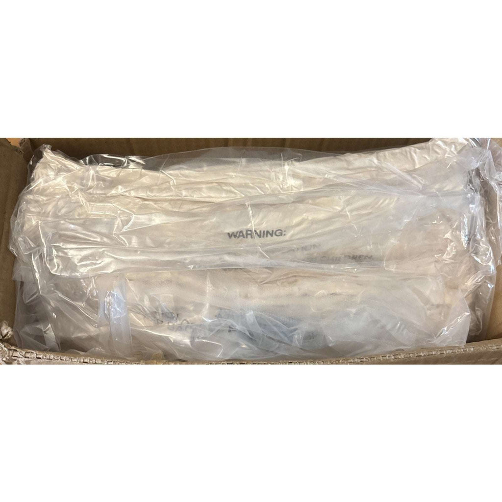 MUXHOMO 7PC Ivory Seersucker Queen Size Comforter & Sheet Set, Bed in a Bag
