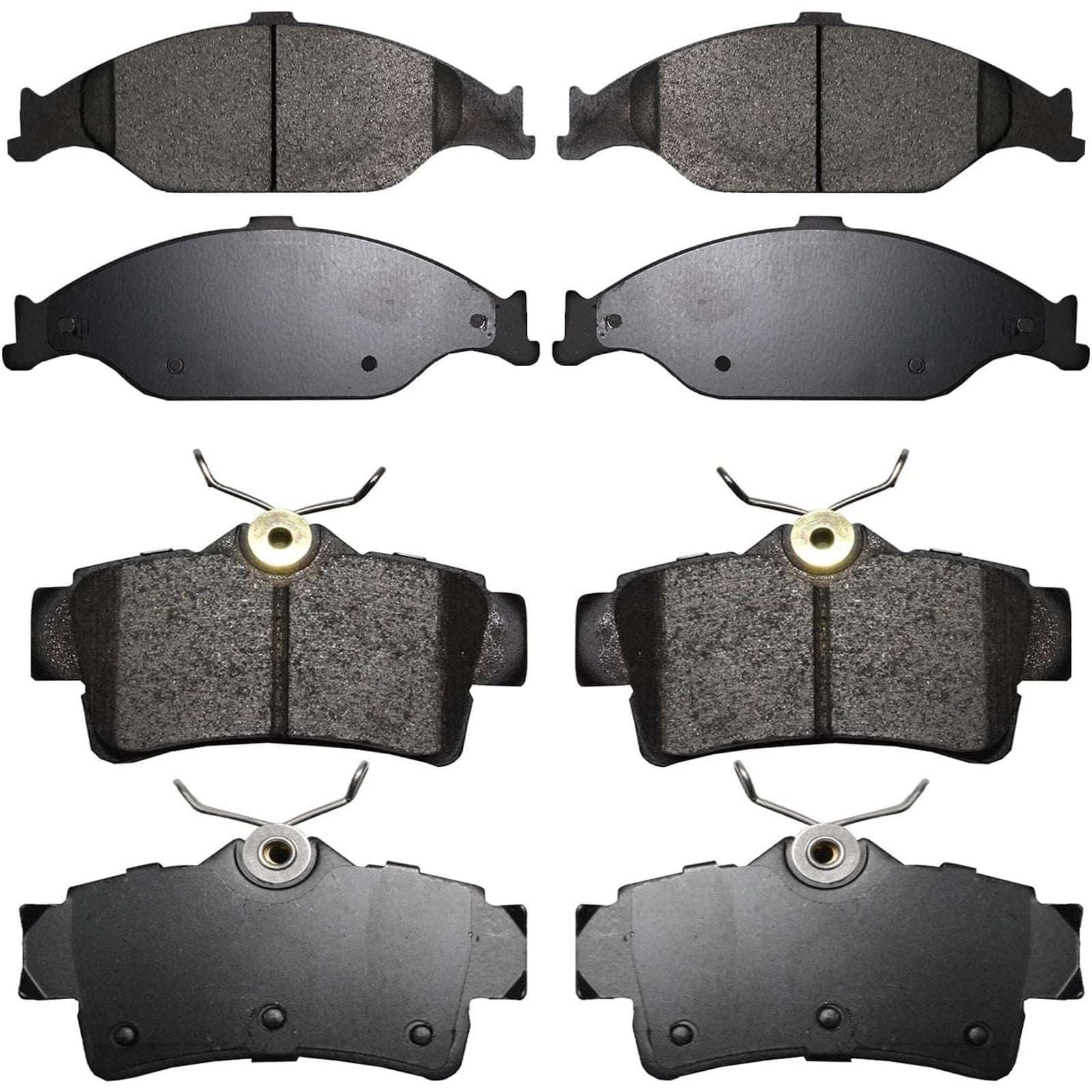 Front & Rear Ceramic Brake Pads for Ford Mustang 1999 - 2004 D804 S627
