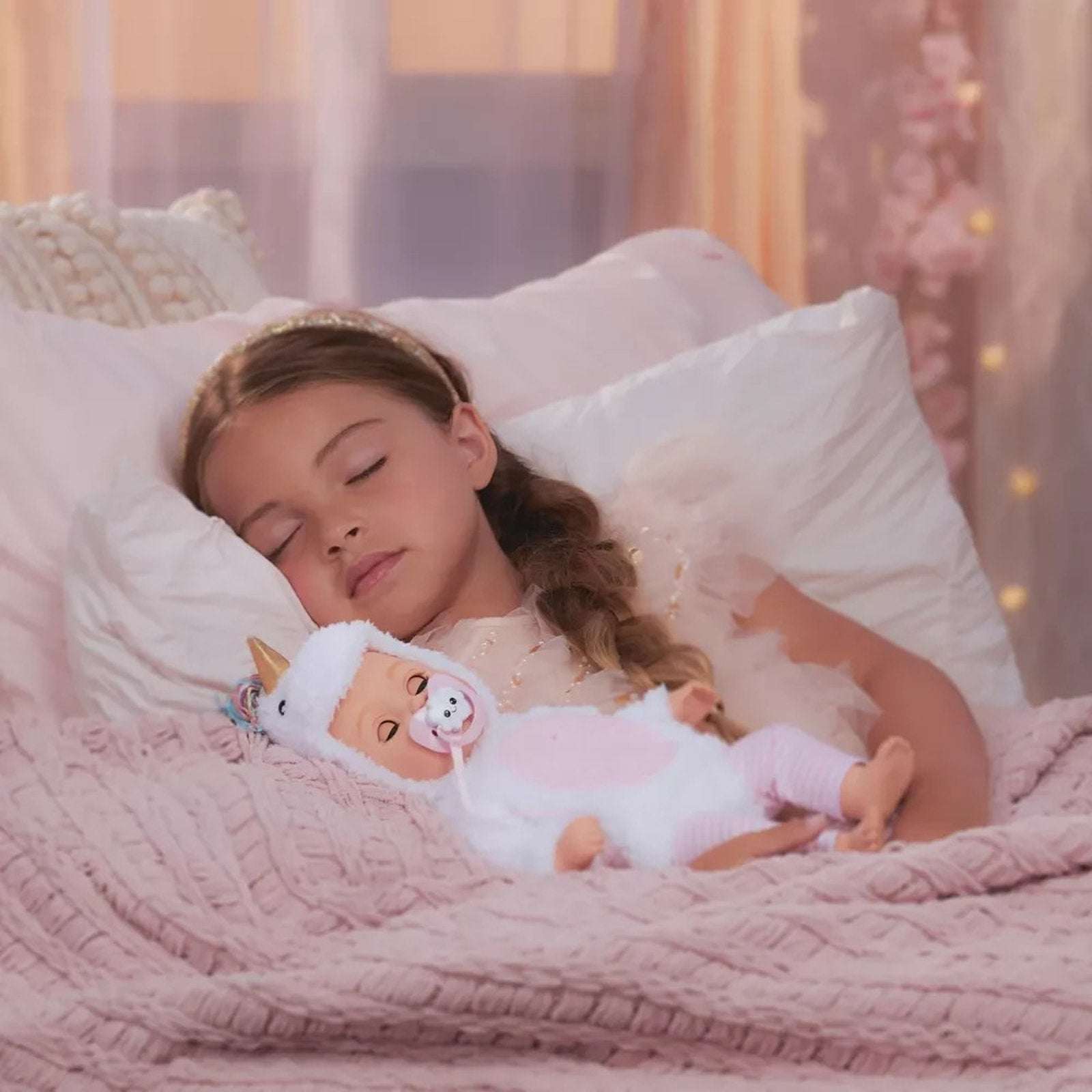 BABY born My Unicorn Bedtime Baby Annabell - Safe for Bath - Soothes & Comforts