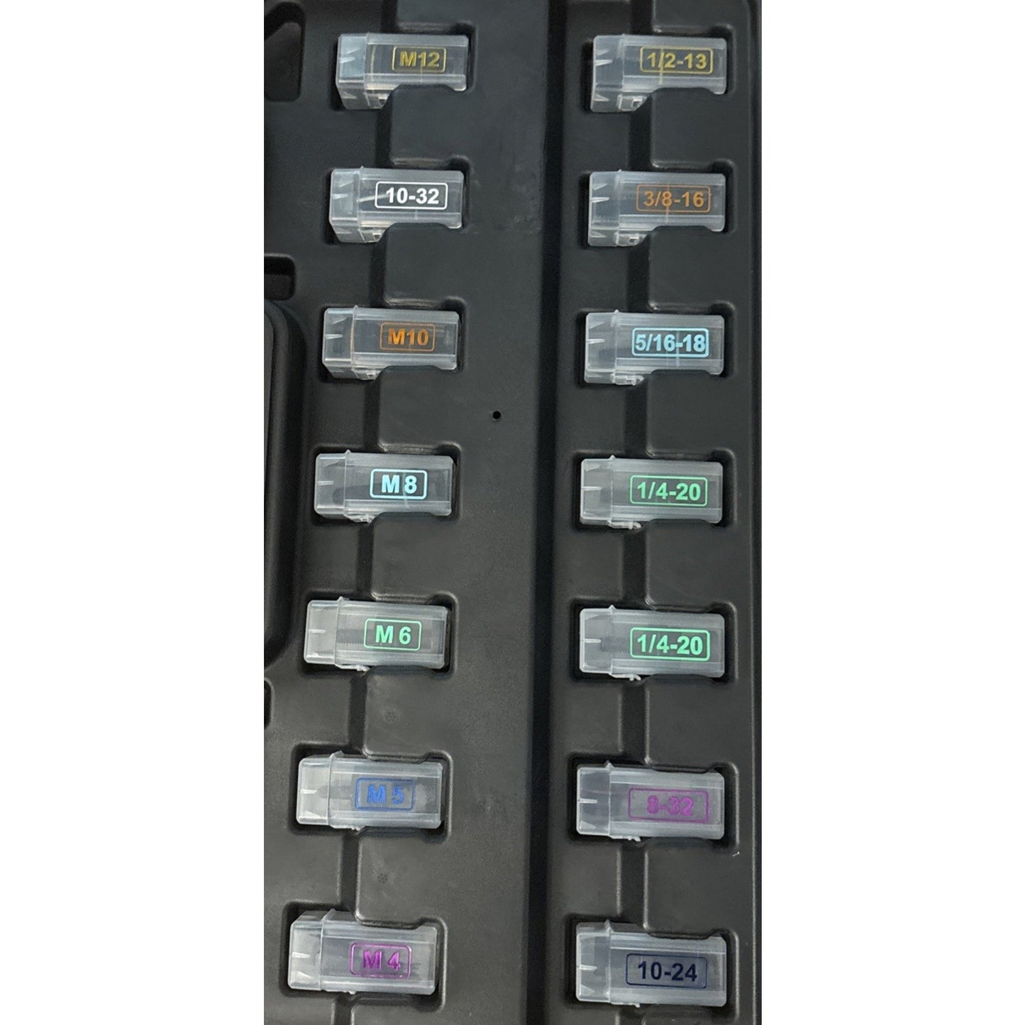 IMQUALI 16" Hand Rivet Nut Tool Kit 14 Metric & SAE Mandrels & Nut Set with Case