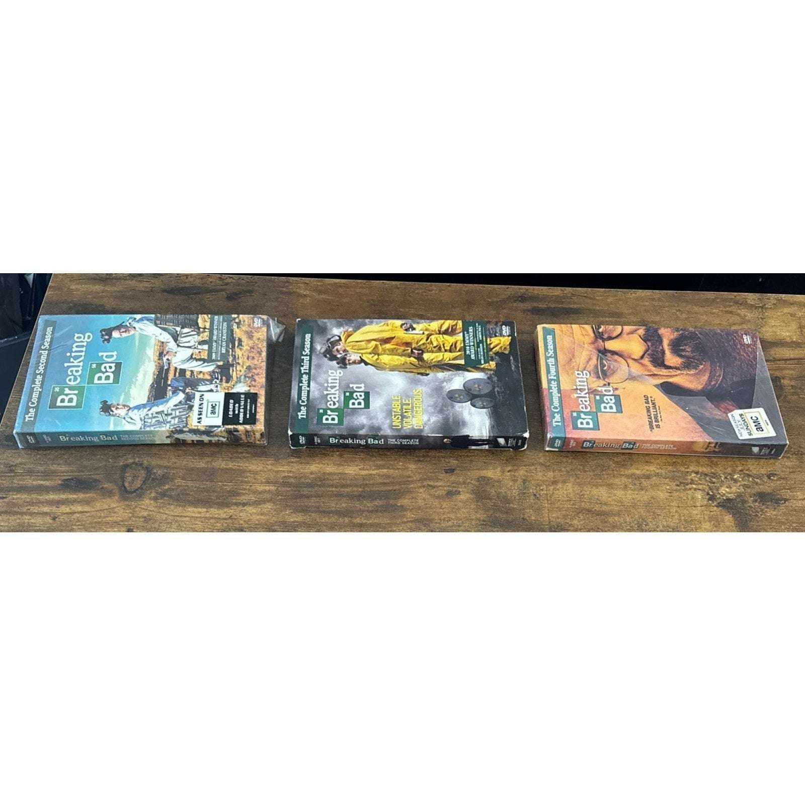 Breaking Bad TV Series DVD Lot Complete Seasons 2, 3 & 4 - 12 Dics in Total