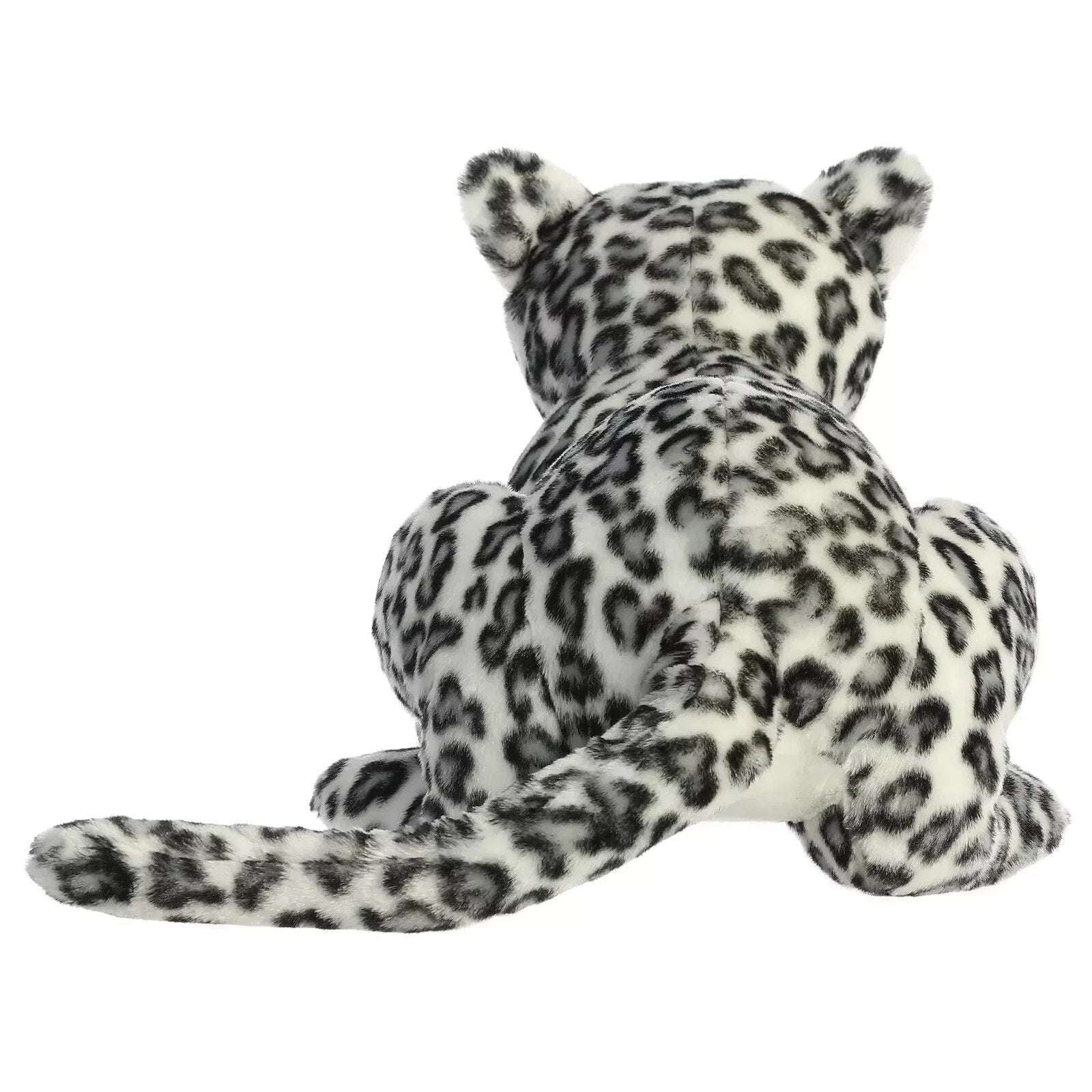 Aurora Super Flopsie Jumbo Snow Leopard 28" & Her Cub 12" Stuffed Animal Plush