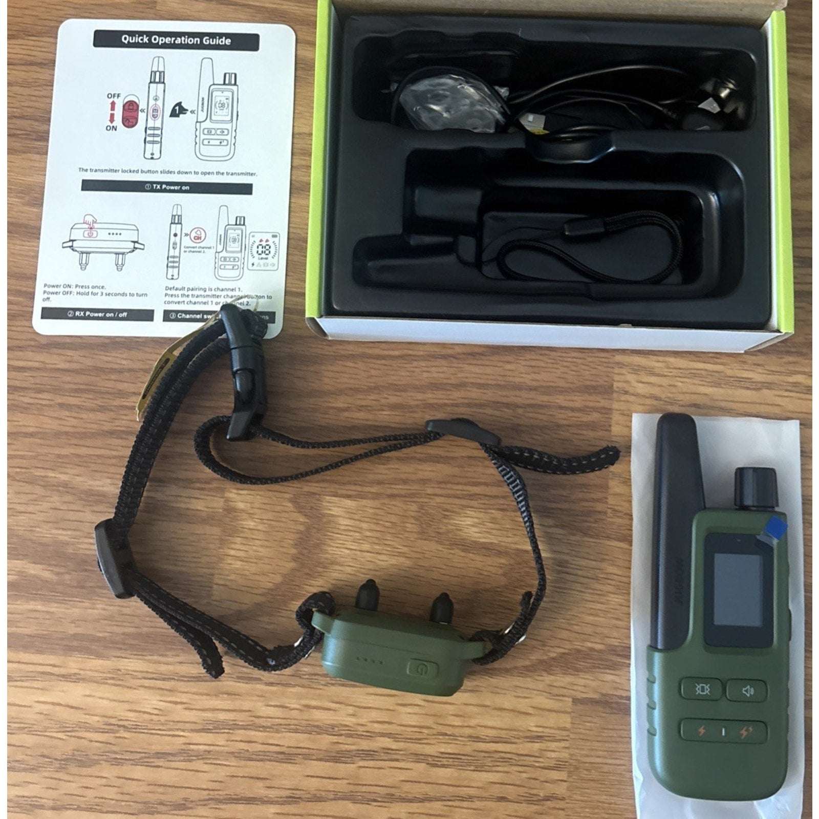 Jugbow Dog Shock Training Collar 4500FT w Remote, Waterproof, 10-120lbs, 4 Modes