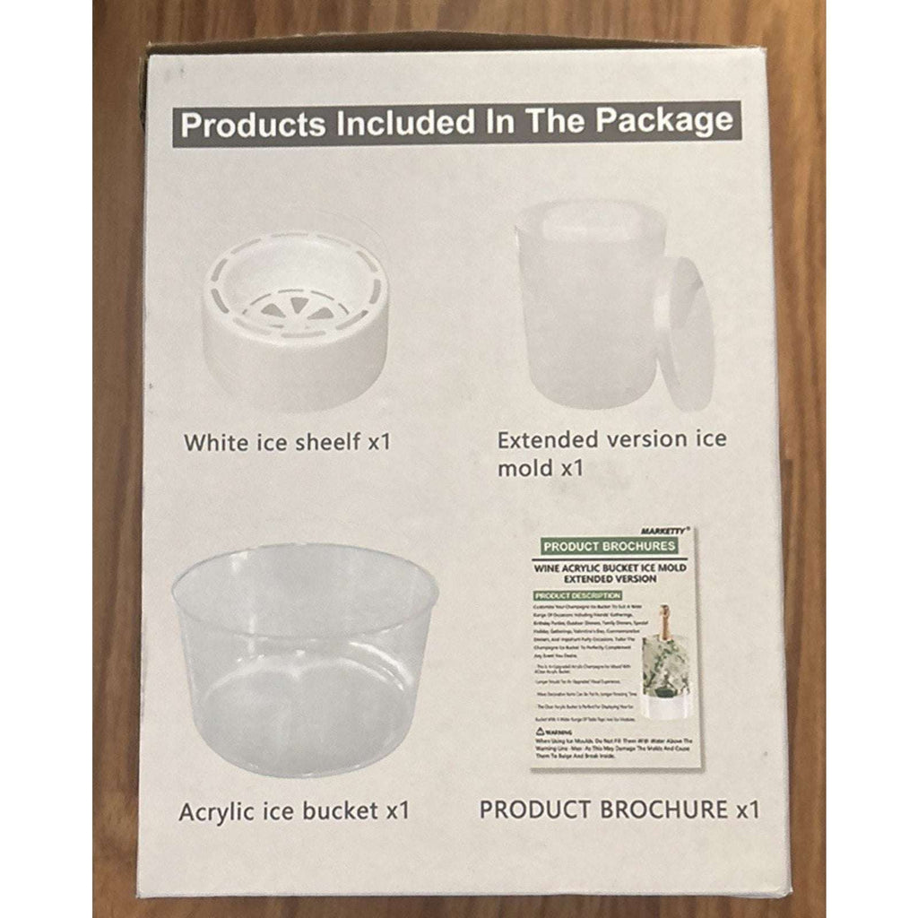 DIY Bottle Chiller Ice Bucket Mold CREATE ONE FOR EVERY SEASON Wine Champagne++