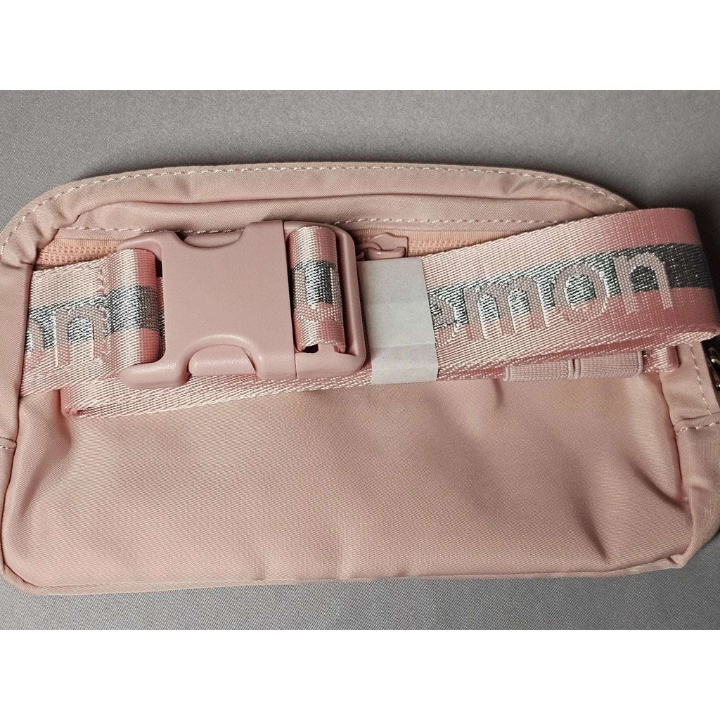 NWT Lululemon Everywhere Wordmark Crossbody Belt Bag Fanny Pack 1L Pink /Silver