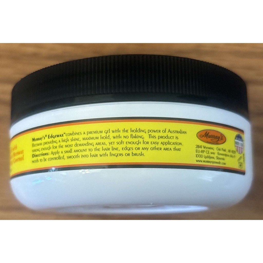 Murray's Edgewax Premium Beeswax Gel Max Edge Control, No Flaking & Non-Sticky