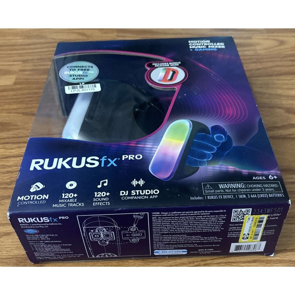 RUKUSfx Pro Motion Controlled Music Mixer + Gaming 120+ Tracks BeatSnap Tech
