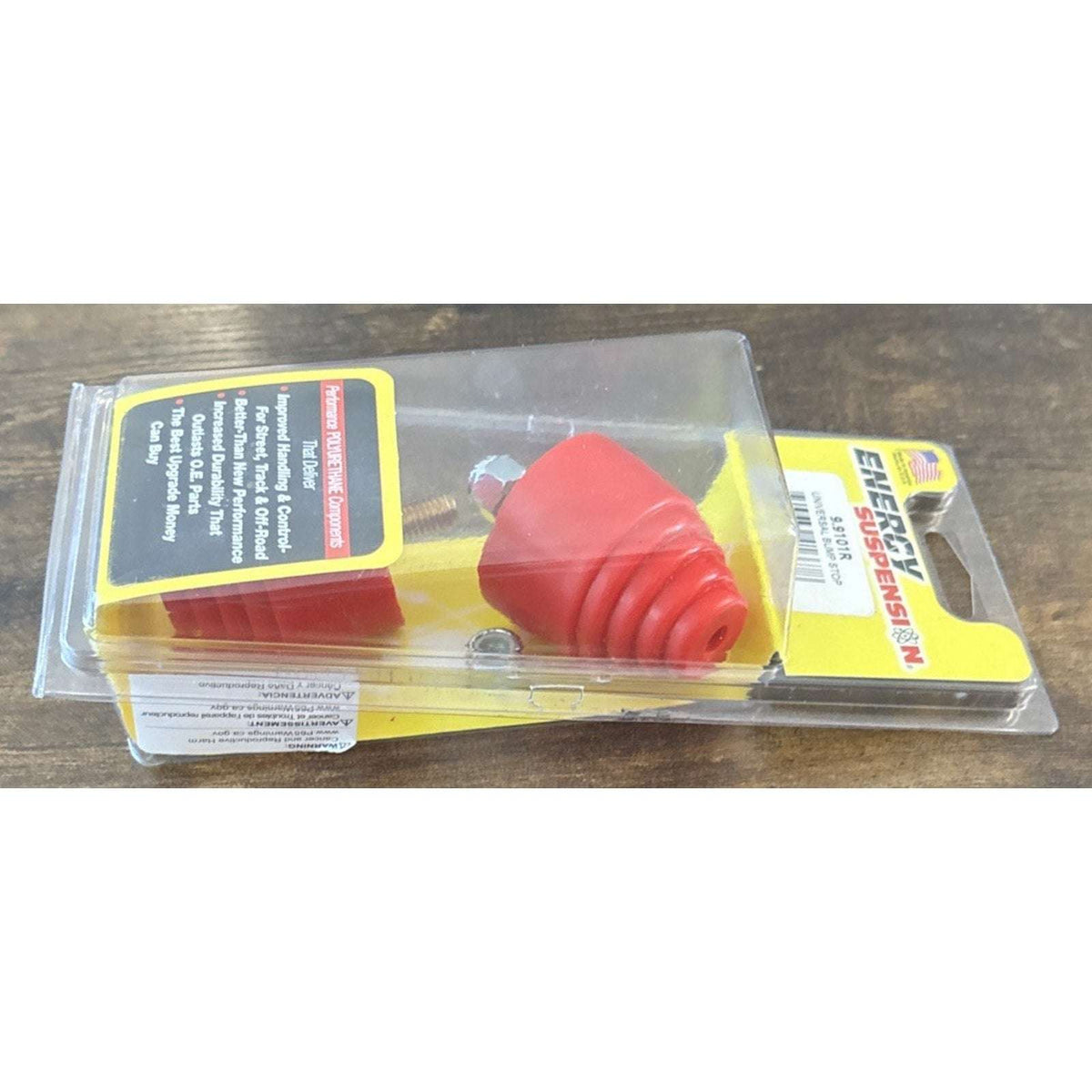 Energy Suspension 9.9101R Hyper-Flex Polyurethane Universal Bump Stop Pair Red