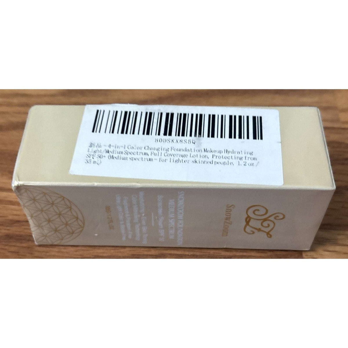 Snowzoom Forever 4-in-1 Concealer Foundation Liquid Makeup Medium/Light SPF 50