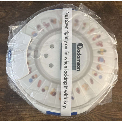 Adamson TimelyMed Smart Pill Dispenser Machine w/ Alarm, WiFi App, Lock (NEW)