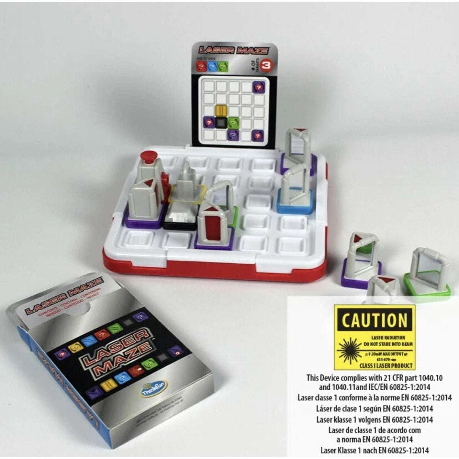 Think Fun Laser Maze Brain Game - STEM Award - Multi-Level Beginner to Expert