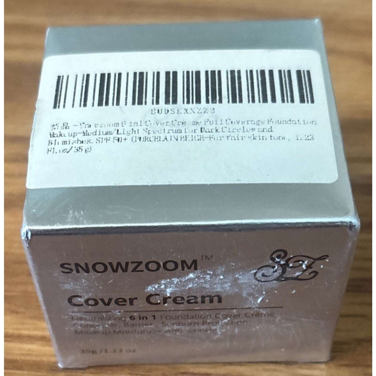 Snowzoom 6-in-1 Neutralizing Makeup Foundation Concealer SPF 50+ Porcelain Beige