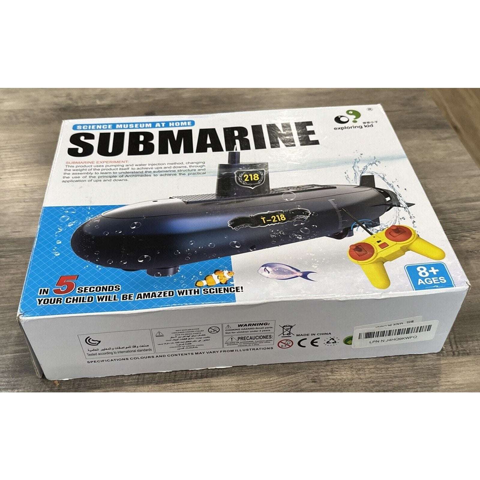 DIY Mini RC Submarine 2.4GHz 6CH Remote Control Boat STEM Science Fun at Home