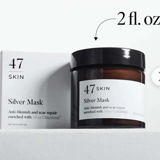47 Skin Silver Mask, Anti-Blemish and Scar Repair w/ Silver Chitoderm, 2 fl oz.