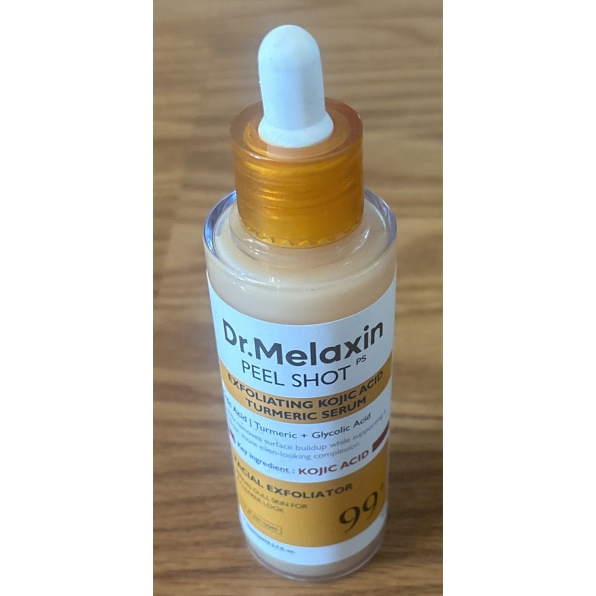Dr.Melaxin Peel Shot Exfoliating Kojic Acid Turmeric + Glycolic Serum 2.7 fl.oz.